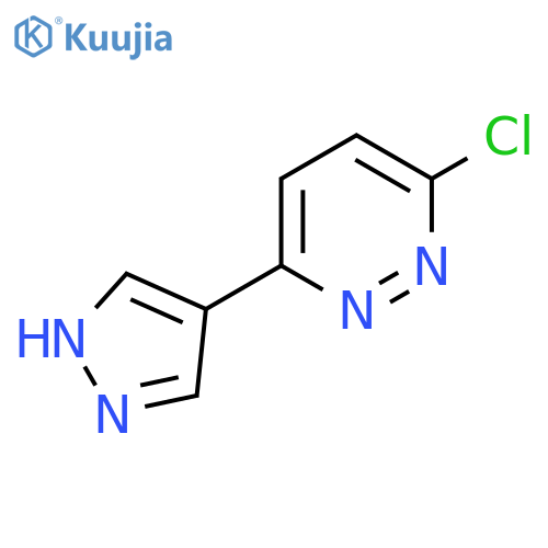 3-Chloro-6-(1H-pyrazol-4-yl)pyridazine structure