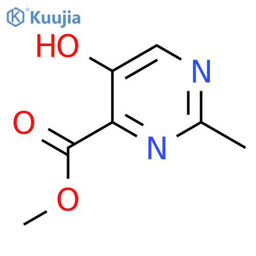 Methyl 5-hydroxy-2-methylpyrimidine-4-carboxylate structure