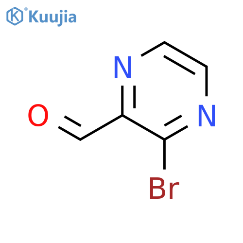 3-bromopyrazine-2-carbaldehyde structure