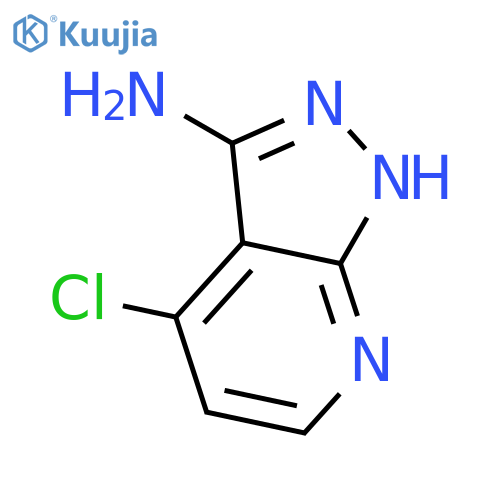 4-chloro-1H-pyrazolo[3,4-b]pyridin-3-amine structure