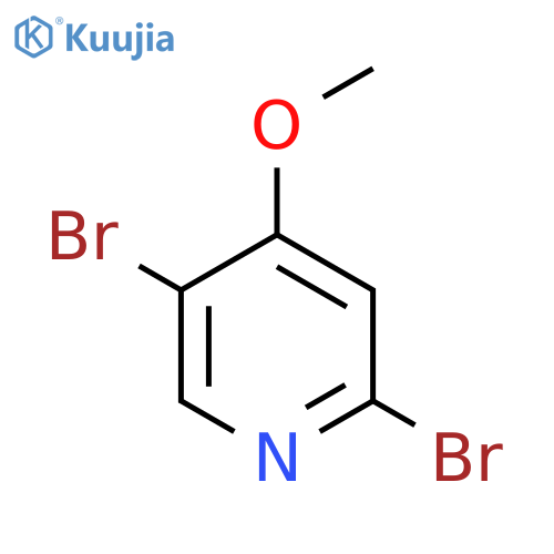 2,5-Dibromo-4-methoxypyridine structure