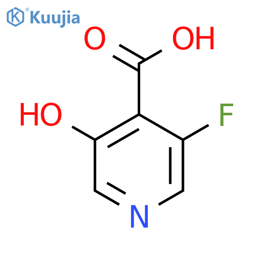 3-Fluoro-5-hydroxyisonicotinic acid structure