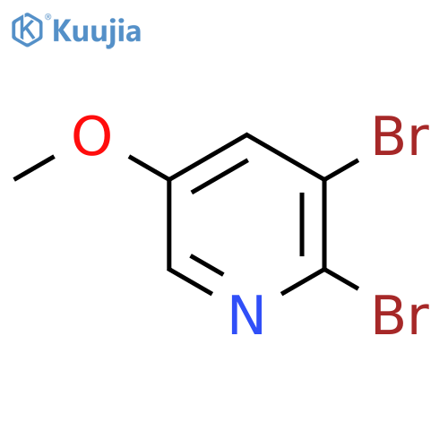 2,3-Dibromo-5-methoxypyridine structure