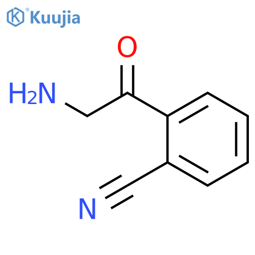 2-(2-aminoacetyl)benzonitrile structure