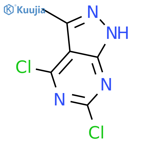 4,6-Dichloro-3-methyl-1H-pyrazolo[3,4-d]pyrimidine structure