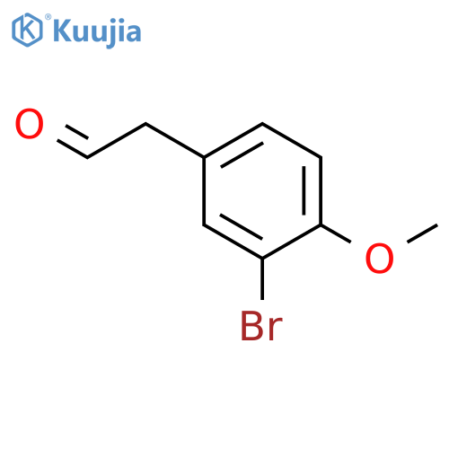 2-(3-bromo-4-methoxyphenyl)acetaldehyde structure