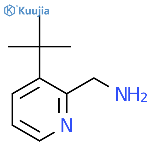 (3-(Tert-Butyl)pyridin-2-yl)methanamine structure