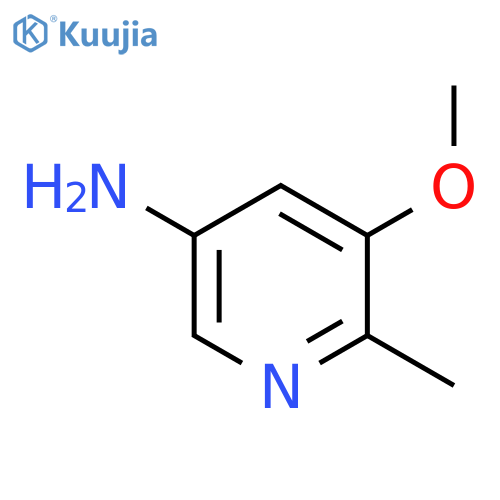3-Pyridinamine, 5-methoxy-6-methyl- structure