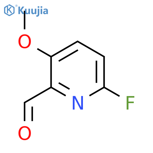 6-Fluoro-3-methoxypicolinaldehyde structure
