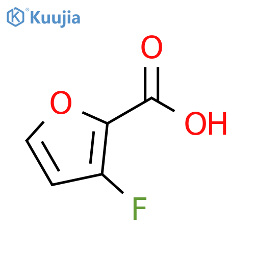 2-Furancarboxylic acid, 3-fluoro- structure