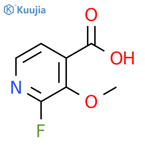2-fluoro-3-methoxypyridine-4-carboxylic acid structure