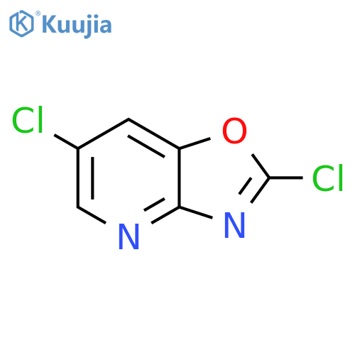 2,6-dichloro-1,3oxazolo4,5-bpyridine structure