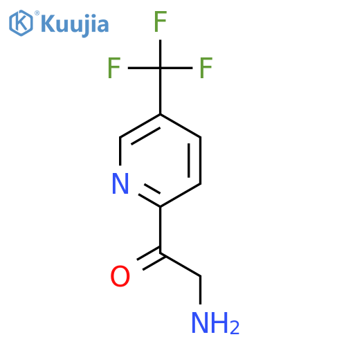 2-amino-1-5-(trifluoromethyl)pyridin-2-ylethan-1-one structure