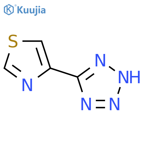 5-(1,3-Thiazol-4-yl)-1h-1,2,3,4-tetrazole structure
