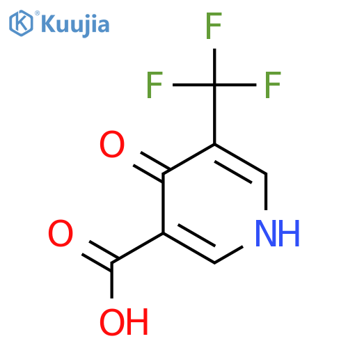 4-Hydroxy-5-(trifluoromethyl)pyridine-3-carboxylic Acid structure
