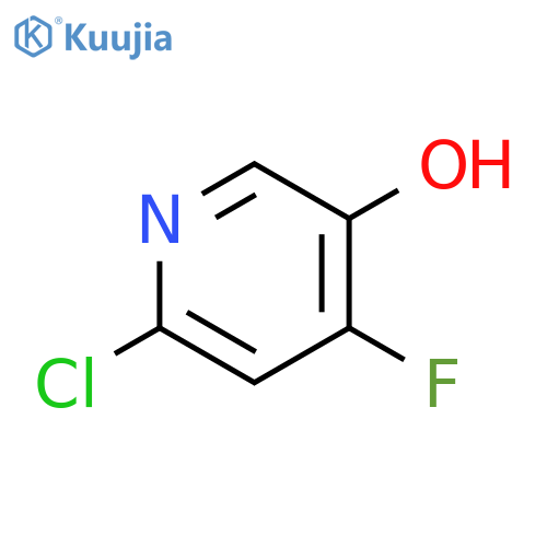 6-chloro-4-fluoropyridin-3-ol structure