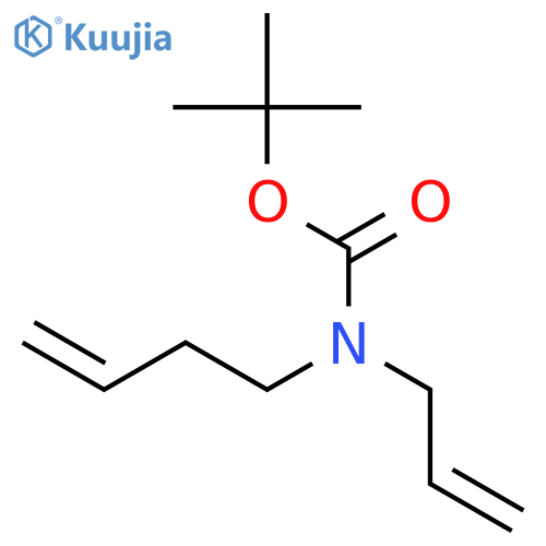 N-Boc-(3-butenyl)(allyl)amine structure