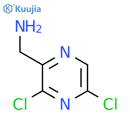 (3,5-Dichloropyrazin-2-yl)methanamine structure