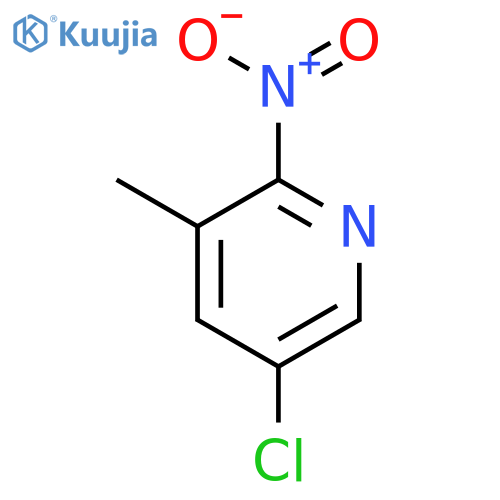 5-chloro-3-methyl-2-nitro-pyridine structure