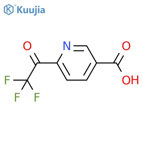 6-(2,2,2-TRIFLUOROACETYL)NICOTINIC ACID structure