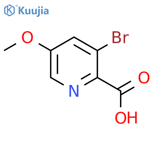 3-Bromo-5-methoxypicolinic acid structure
