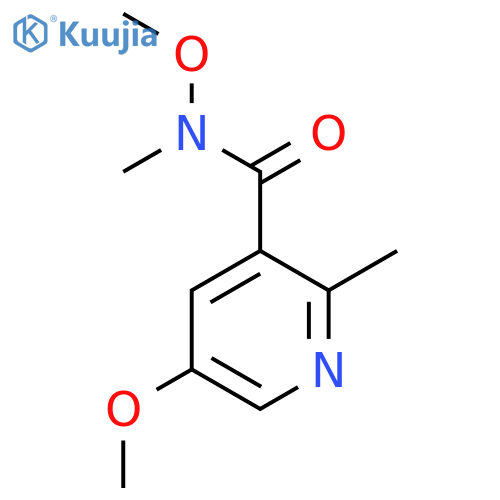 N,5-Dimethoxy-N,2-dimethylnicotinamide structure