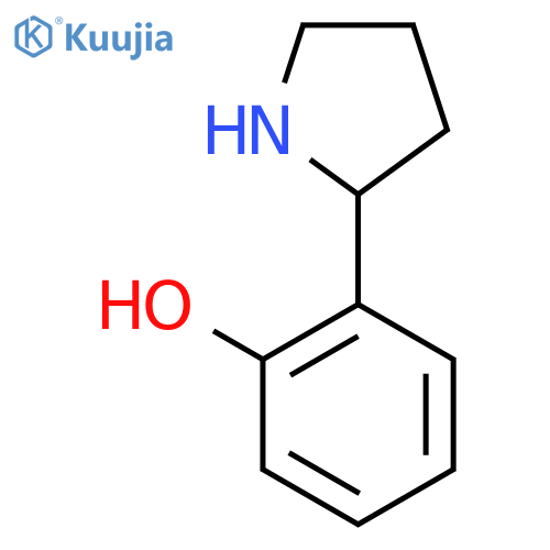 2-(Pyrrolidin-2-yl)phenol structure