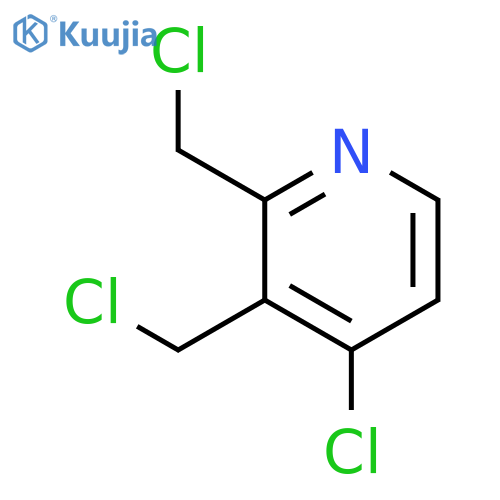 4-Chloro-2,3-bis(chloromethyl)pyridine structure