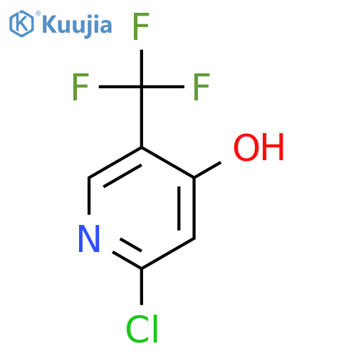 2-Chloro-5-(trifluoromethyl)pyridin-4-ol structure