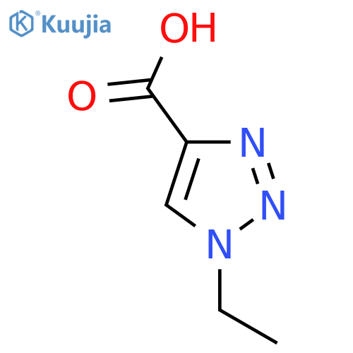 1-Ethyl-1H-1,2,3-triazole-4-carboxylic acid structure