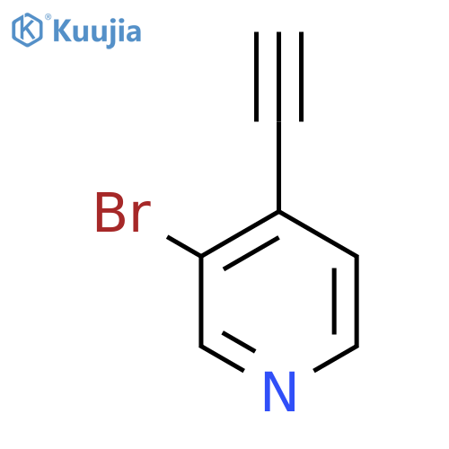 3-bromo-4-ethynylpyridine structure