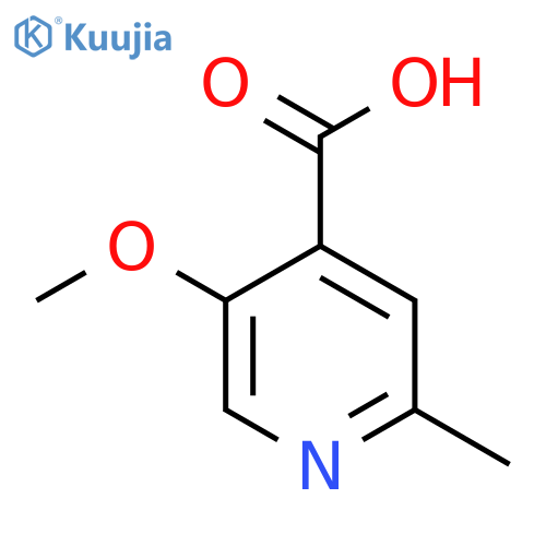 5-Methoxy-2-methylisonicotinic acid structure