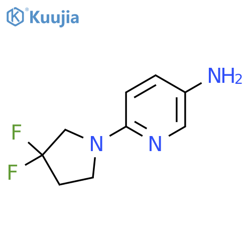 6-(3,3-Difluoropyrrolidin-1-yl)pyridin-3-amine structure