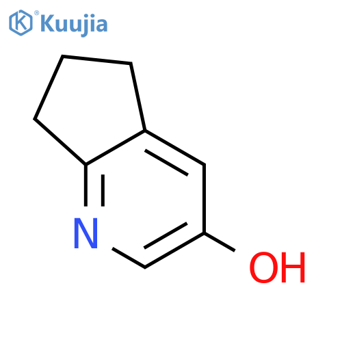 6,7-Dihydro-5H-cyclopenta[b]pyridin-3-ol structure
