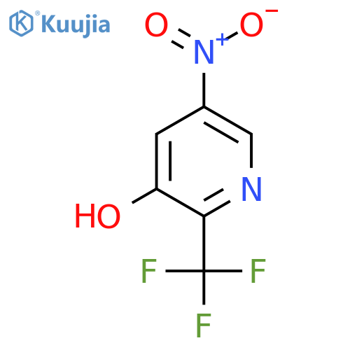 3-Hydroxy-5-nitro-2-(trifluoromethyl)pyridine structure