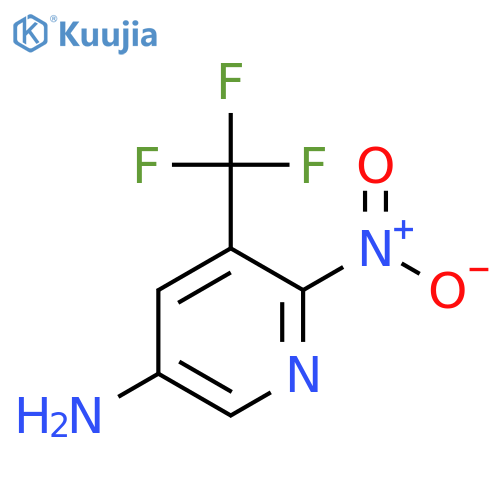 5-Amino-2-nitro-3-(trifluoromethyl)pyridine structure