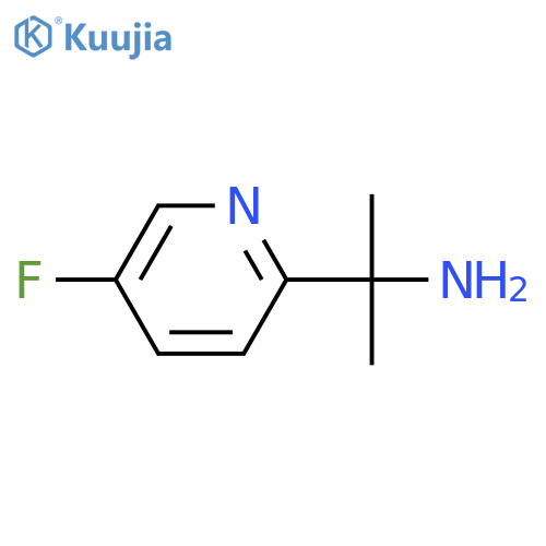 2-(5-fluoropyridin-2-yl)propan-2-amine structure