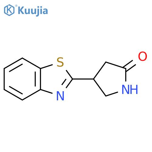 4-(1,3-benzothiazol-2-yl)pyrrolidin-2-one structure