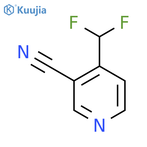 4-(Difluoromethyl)nicotinonitrile structure