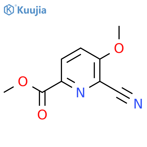Methyl 6-cyano-5-methoxypicolinate structure