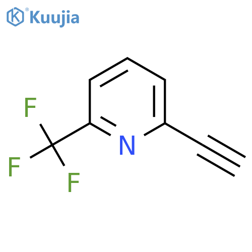 2-ethynyl-6-(trifluoromethyl)pyridine structure