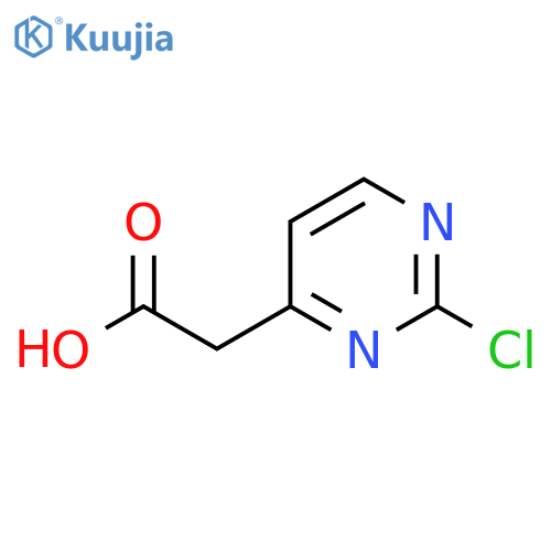 2-(2-Chloropyrimidin-4-yl)acetic acid structure