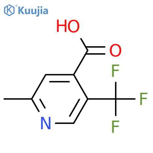 2-Methyl-5-(trifluoromethyl)isonicotinic acid structure