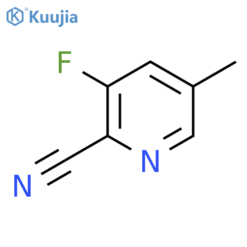 3-Fluoro-5-methylpyridine-2-carbonitrile structure