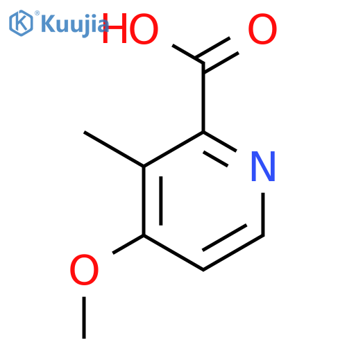 4-methoxy-3-methylpyridine-2-carboxylic acid structure