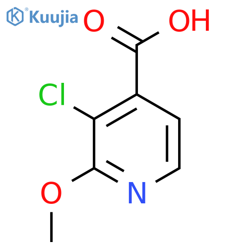 3-chloro-2-methoxypyridine-4-carboxylic acid structure