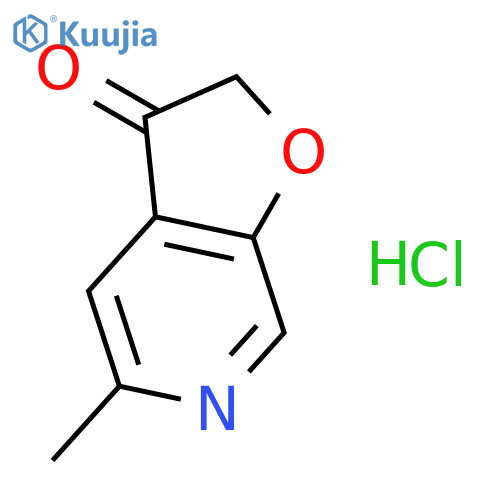 5-Methylfuro[2,3-c]pyridin-3(2H)-one hydrochloride structure