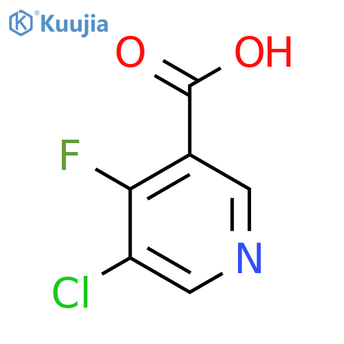 5-Chloro-4-fluoronicotinic acid structure
