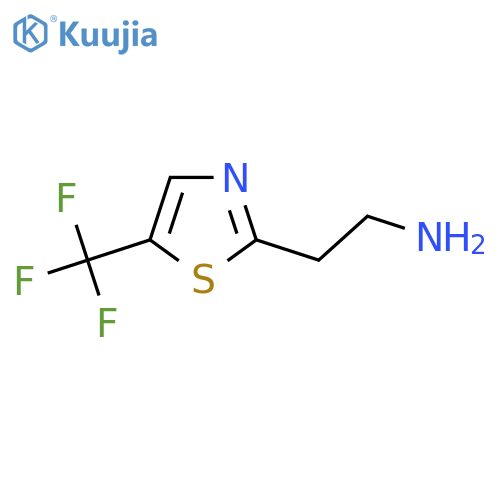 2-[5-(Trifluoromethyl)-1,3-thiazol-2-yl]ethan-1-amine structure