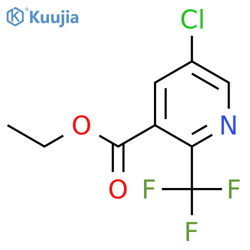 Ethyl 5-chloro-2-(trifluoromethyl)nicotinate structure